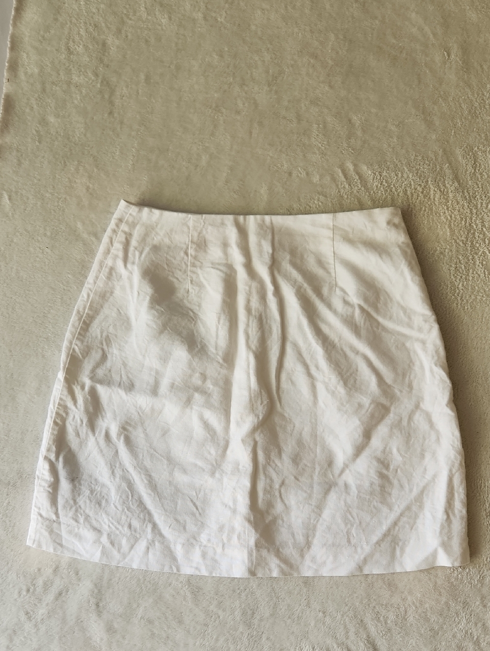 GAP Cream Button-Front Midi Skirt - Picture 5 of 5